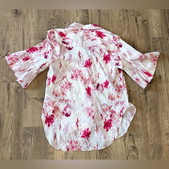 MISA Los Angeles Ana Top – “Abstract Rose Flora” – NWOT – Size Medium - Picture 4 of 9